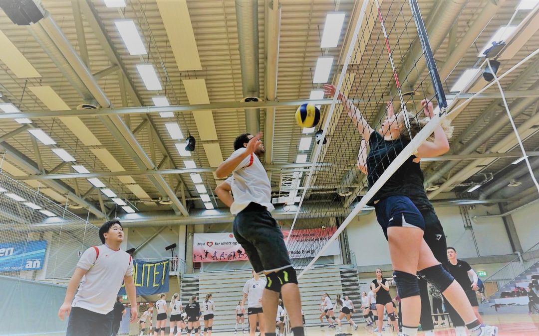 Toppen volleyball på kvalifisering til NM for videregående skoler