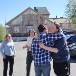 4 glade elever møtes igjen på Vefsn Folkehøgskole Toppen.