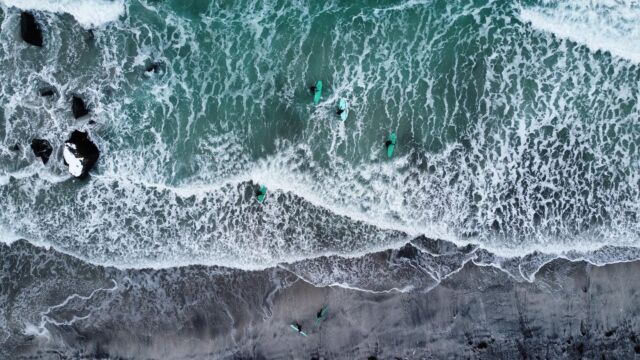 Tre gode grunner til å glede seg til vinter og vår: 1. Surfing 2. Skiturer 3. Fellestur til Træna. Foto: @friluftsliv_lett @vefsnfhs @folkehogskolene @frilyntfolkehogskole