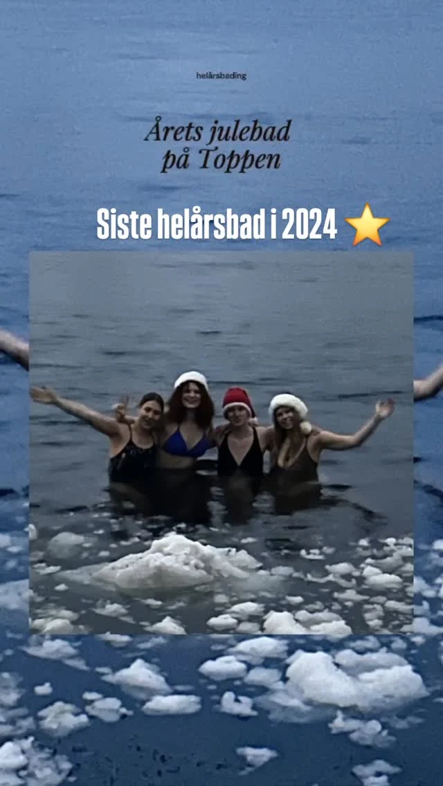 Det er ikke været det kommer an på når de tøffeste helårsbaderne tar julebadet. Her tas det en forfriskende dukkert året rundt 👏👏👏
......
It's not the weather that matters when the toughest year-round bathers take the Christmas bath. Here you can take a refreshing dip all year round 👏👏👏 #vefsnfhs #fhsliv

#vefsnfhs #fhsliv #mosjøen #helårsbading
@folkehogskolene @frilyntfolkehogskole